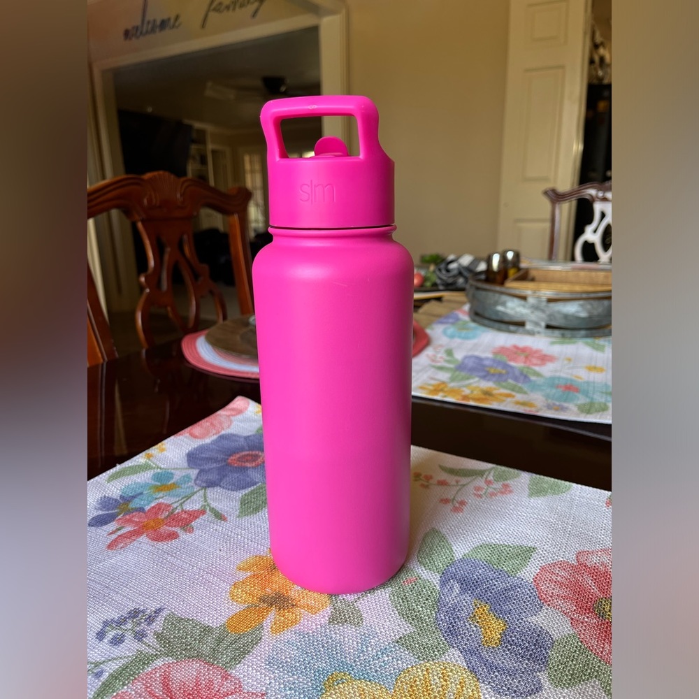 Simple Modern 32oz Summit Water Bottle with Straw Lid in Raspberry Vibes